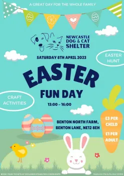 Easter Fun Day at Newcastle Dog & Cat Shelter - Longbenton