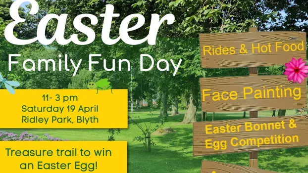 Free Easter Family Fun Day at Ridley Park, Blyth 