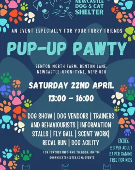 Pup-Up Pawty at Newcastle Dog & Cat Shelter - Rehoming Centre, Longbenton