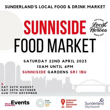 Sunniside Food Market at Sunniside Gardens, Sunderland