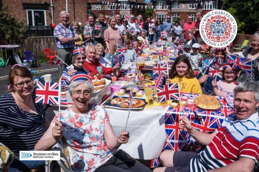 The King’s Coronation Big Lunch at Stockton High Street