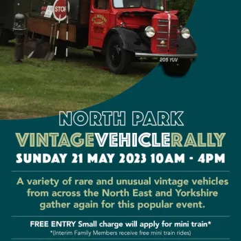 Vintage Vehicle Rally 2023 at North Park in Darlington