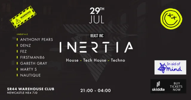 Charity Event - INERTIA at Warehouse Club SR44 in Newcastle