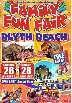 Family Fun Fair: 26th - 28th August at Blyth Beach