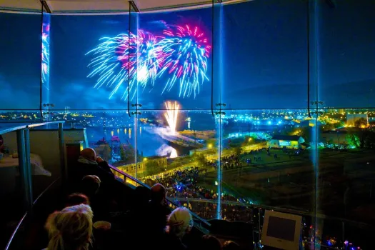 Fireworks at the Fort at Segedunum Roman Fort - Wallsend