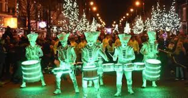 South Tyneside Winter Parade at Ocean Road, South Shields