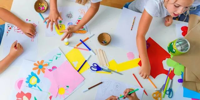 Arts and Crafts Club  at Cleadon Park Library, South Shields