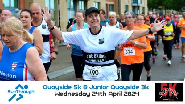 Quayside 5k & Junior Quayside 3k at Baltic Square, South Shore Road, Gateshead, NE8 3BA