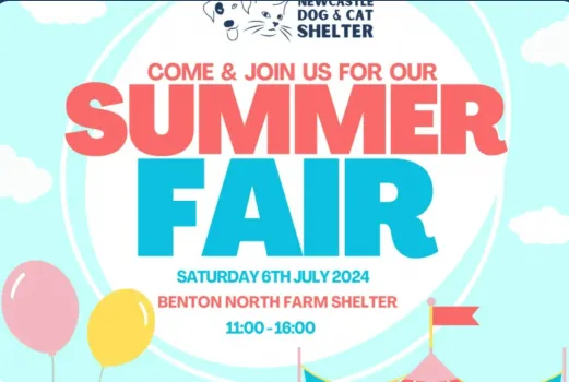 Newcastle Dog & Cat Shelter Summer Fair at Benton North Farm, NE12 8EH