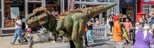 Dinosaur Day Thursday at Darlington Market Square