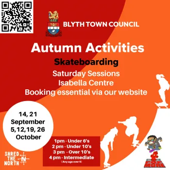 Autumn Activities - Skateboarding at Isabella Community Centre, Blyth