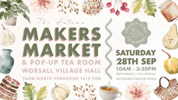 The Autumn Makers Market at Worsall Village Hall, Yarm 