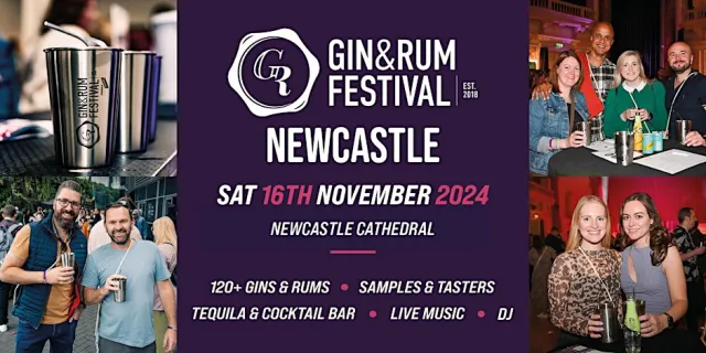 Gin & Rum Festival at Newcastle Cathedral, St Nicholas Square, NE1 1PF