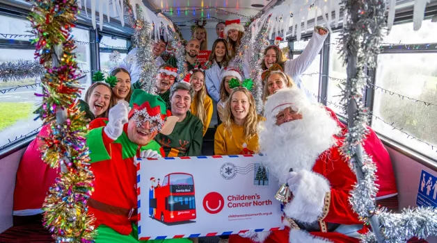 Go North East Santa Bus at Various North East Locations